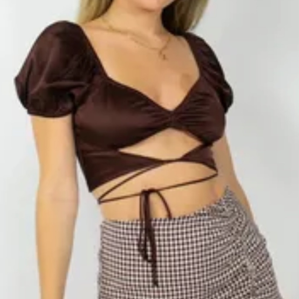 Satin top